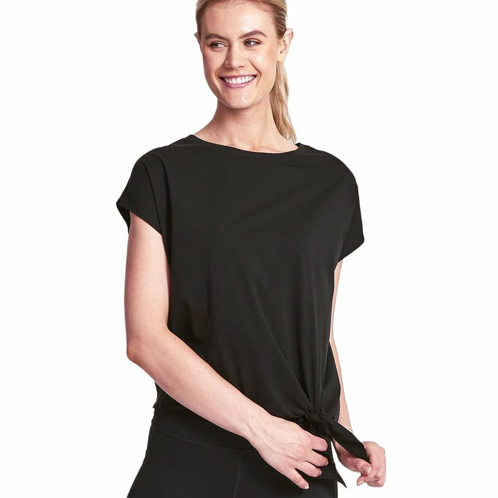 Dharma Bums Black Sadhana Tie Tee 1 Dharma Bums Black Sadhana Tie Tee