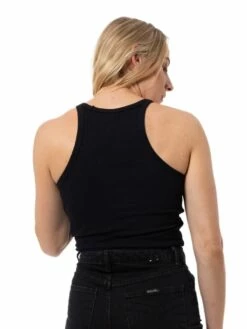 Russell Athletic Originals EMB. Rib Tank Womens -Onsport Shop 2020ratadfinrawto148blk blk 04 detail