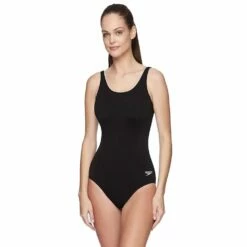 Speedo Concealed D Cup Tank One Piece Womens