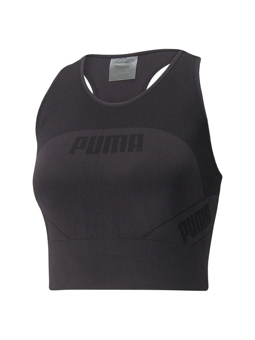 Puma Evostripe Evoknit Crop Top Womens 1 Puma Evostripe Evoknit Crop Top Womens