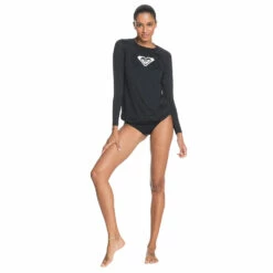 Roxy Beach Classics Long Sleeve Rash Vest Womens