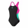 Speedo Colourblock One Piece Muscleback Womens