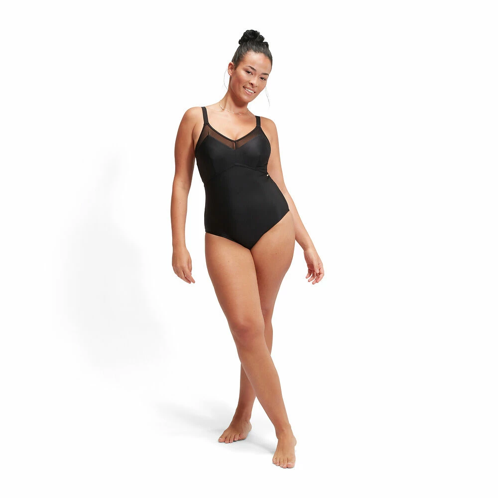 Speedo Shaping Mesh Detail 1PC Womens 4 Speedo Shaping Mesh Detail 1PC Womens - Image 4