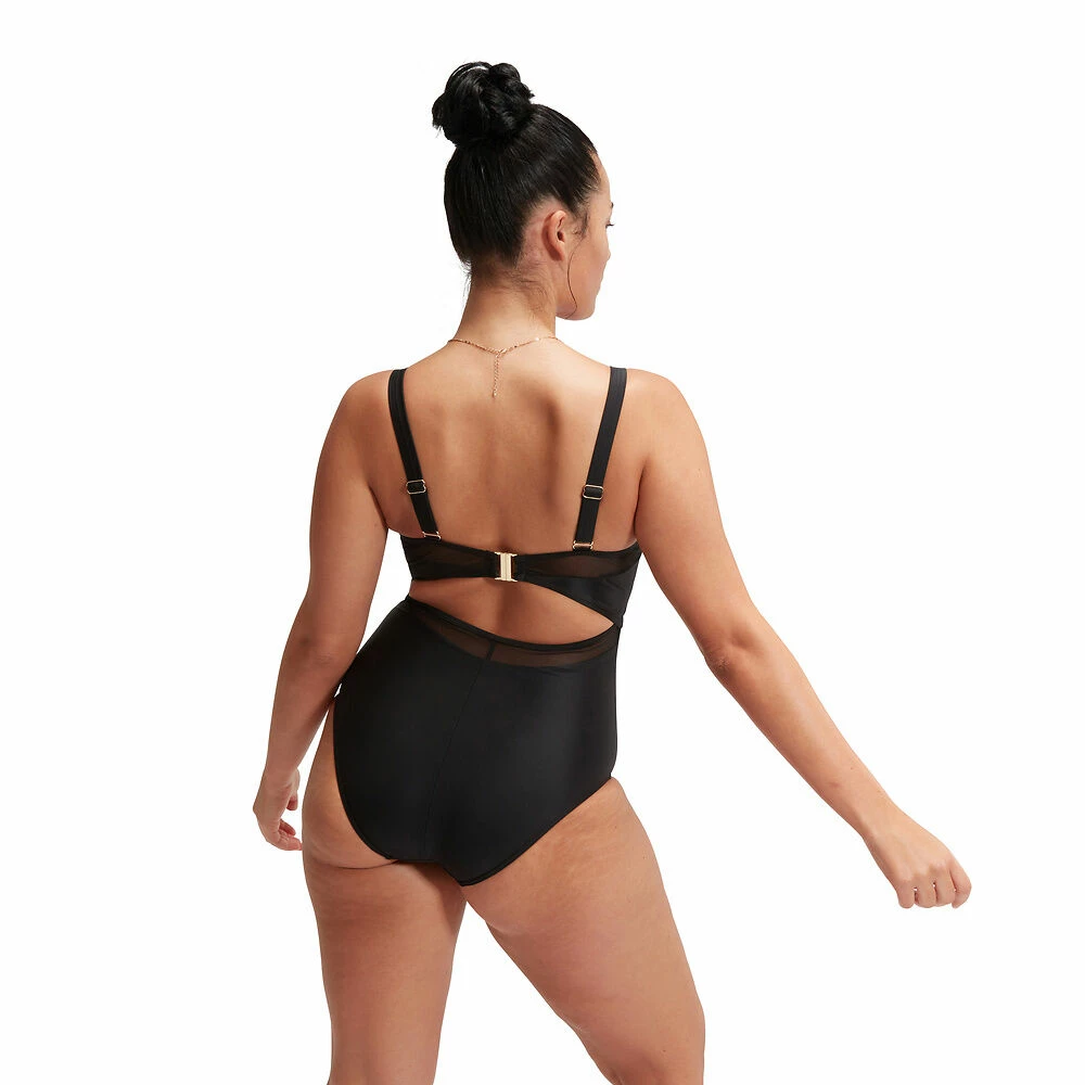 Speedo Shaping Mesh Detail 1PC Womens 2 Speedo Shaping Mesh Detail 1PC Womens - Image 2